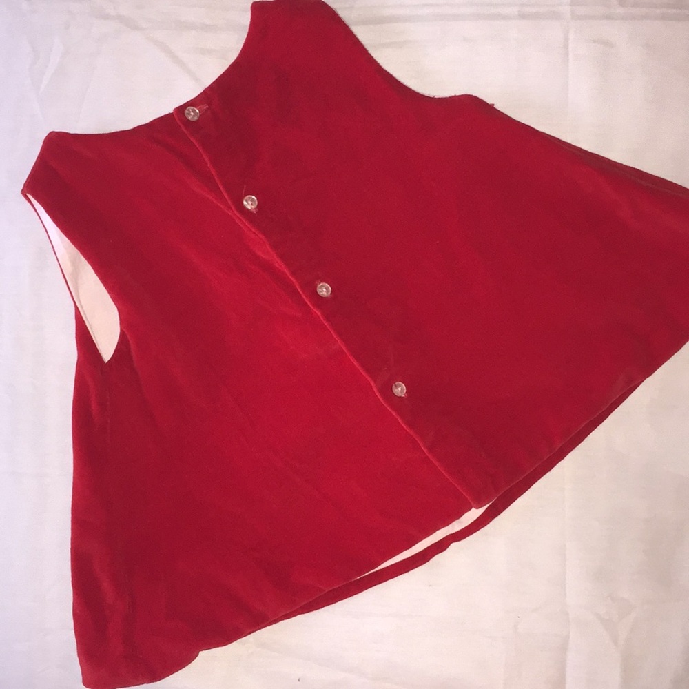 Beautiful Vintage Red Velvet jumper - Picture 4 of 6
